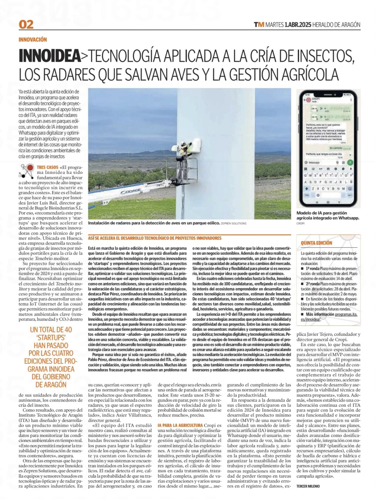 Alika in Heraldo de Aragón